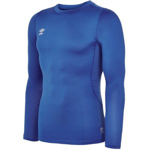 Umbro Kinder/Kinder Core Base Layer Top met lange mouwen (140) (Koningsblauw)