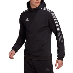 adidas - Tiro 21 Sweat Hoodie - Zwarte Trui - L