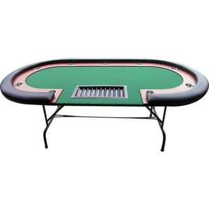 Pokertafel Buffalo High Roller zwart