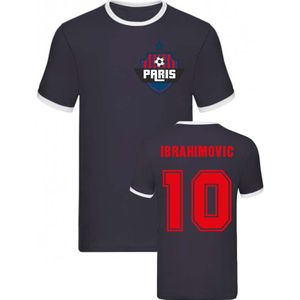 Zlatan Ibrahimovic Paris Ringer Tee (Navy)