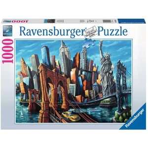 Puzzel Ravensburger - New York, 1000 stukjes