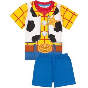 Toy Story Jongens Woody korte pyjamaset (104) (Blauw/Geel)