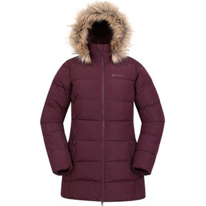 Mountain Warehouse Dames/Dames Nola Lang Gewatteerd Jasje (38 DE) (Paars)