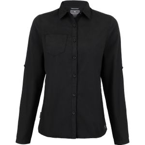 Craghoppers Dames/dames Expert Kiwi Shirt met lange mouwen (40 DE) (Zwart)