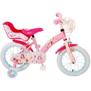 Disney Princess Kinderfiets - Meisjes - 14 inch - Roze - Twee Handremmen