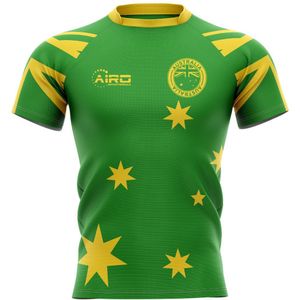 2022-2023 Australia Flag Concept Rugby Shirt - Kids (Long Sleeve)