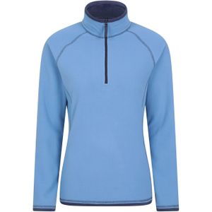 Mountain Warehouse Dames/Dames Montana Half Zip Fleece Top (46 DE) (Donkerblauw)