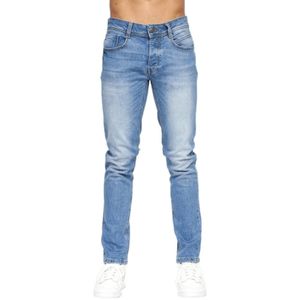 Crosshatch Heren Sheldons Slim Jeans (34R) (Lichte wasbeurt)