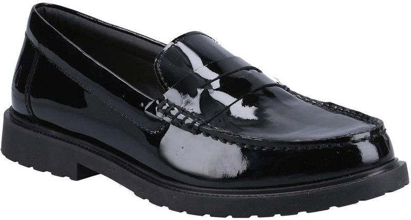 Hush Puppies Dames/Dames Verity Leren Loafers (39 EU) (Zwart octrooi)
