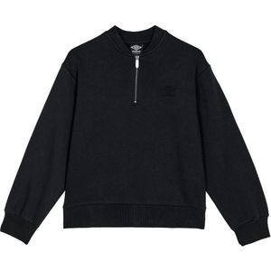 Umbro Dames/Dames Core Half Zip Sweatshirt (XS) (Zwart)