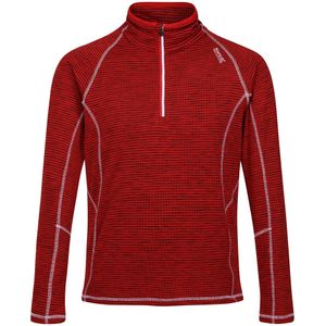 Regatta Heren Yonder Quick Dry Vochtigheid Wicking Half Zip Fleece Jasje (S) (Gevaar Rood)