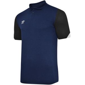Umbro Heren Total Training Poloshirt (XXL) (Marine/Donkerblauw/Wit)