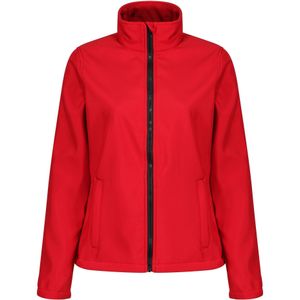 Regatta Opvallende Dames/dames Ablaze Afdrukbaar Soft Shell-jasje (36 DE) (Klassiek rood/zwart)