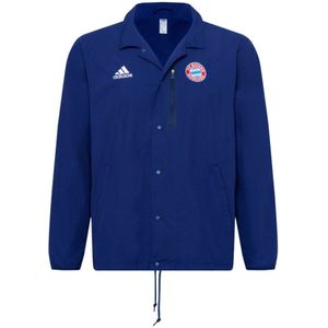 2021-2022 Bayern Munich Travel Coach Jacket (Dark Blue)