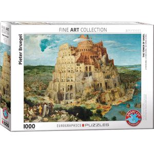 Eurographics puzzel - Pieter Bruegel: De Toren van Babel, 1000 stukjes