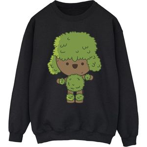 Marvel Heren I Am Groot Chibi Dance Sweatshirt (4XL) (Zwart)