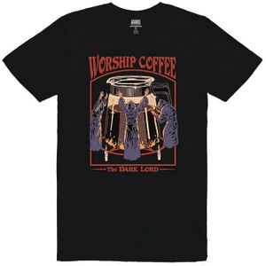 Steven Rhodes Unisex Adult Worship Coffee Short-Sleeved T-Shirt