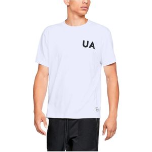 Under Armour - Be Seen S/S Graphic Drop - Wit t-shirt - XXL