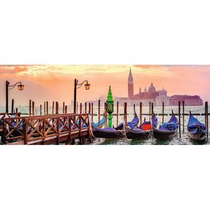 Panorama Gondols In Venetië (1000 stukjes, stadsleven)