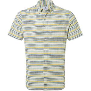 TOG24 Heren Harold Stripe Shirt Met Korte Mouwen (3XL) (Aqua)