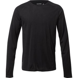 Craghoppers Heren Crew Hals Baselayer II Top met Lange Mouwen (L) (Zwart)