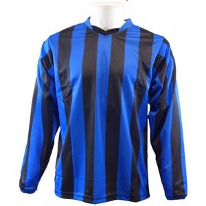 Carta Sport Unisex Volwassen Newcastle Vertical Jersey Voetbalshirt (XXS) (Koningsblauw/zwart)
