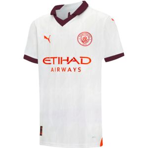 Puma Manchester City Fc 23/24 Away Short Sleeve T-shirt Wit 7-8 Years