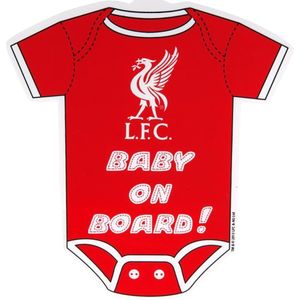 Taylors - Liverpool FC Baby On Board Bord  (Rood)