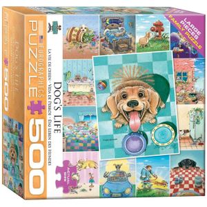 Puzzel 500 stukjes XXL Eurographics - Een hondenleven