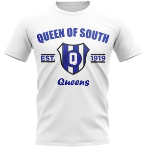 Queen of the South Established Football T-Shirt (White)