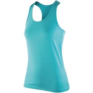 Spiro Dames/dames Softex Stretch Fitness Mouwloze Vest Top (2XL) (Pepermunt)