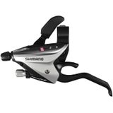 Shimano st-ef65 versteller met remgreep 3 speed links zilver