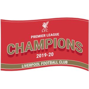Liverpool FC Vlag van de Premier League-kampioenen  (Rood/Goud)