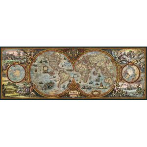 Puzzel Hemisphere Map 6000 Pan.Heye29615