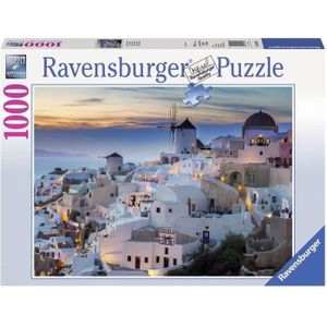 Ravensburger puzzel - Nacht in Santorini, 1000 stukjes