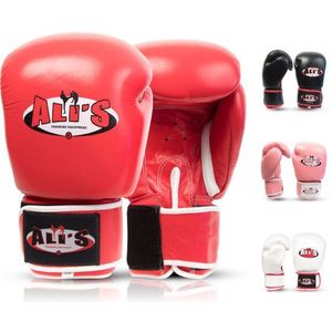 Ali's BG TR Bokshandschoenen Leer Training - Rood