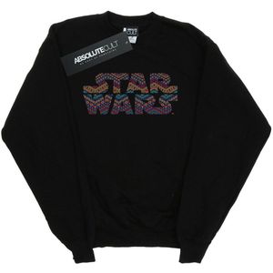 Star Wars Heren Sweatshirt met Azteken logo (XXL) (Zwart)