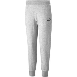Puma - ESS Fleece Pants Women - Grijze Joggingbroek Dames - XL