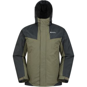 Mountain Warehouse Heren Dusk III Ski jas (M) (Donkere kaki/zwart)