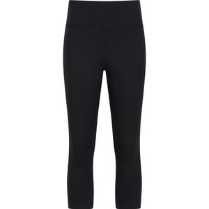 Mountain Warehouse Dames/Dames Blackout Capri Legging met Hoge Taille (34 DE) (Zwart)