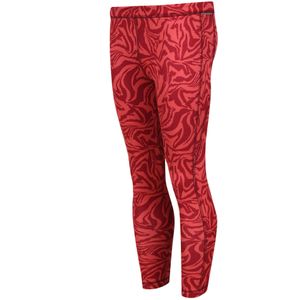 Regatta Kinder/Kids Barlia Zebra print winterlegging (170-176) (Mineraal Rood)