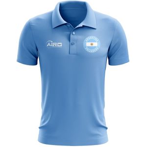Argentina Football Polo Shirt (Sky)
