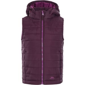 Trespass Meisjes Aretha Hooded Casual Gilet (140) (Potent Paars)