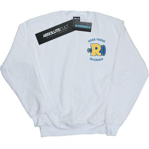 Riverdale Dames/Dames Loudhaler Borstprint Sweatshirt (S) (Wit)