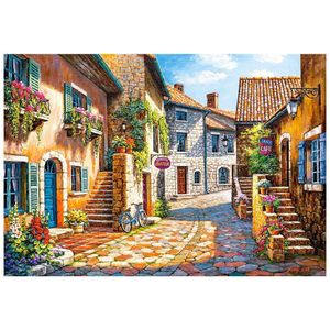 Rue de Village Puzzel (1000 stukjes) - Castorland