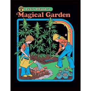 Steven Rhodes Let's Plant A Magical Garden Ingelijste Poster (40 cm x 30 cm) (Veelkleurig)