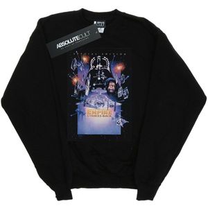 Star Wars Meisjes Episode V Film Poster Sweatshirt (128) (Zwart)