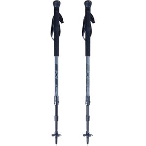 Exel GIANT Carbon 100 anti-shock trekking poles 100/130 cm - Grey / Black