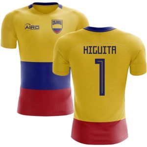 2022-2023 Colombia Flag Concept Football Shirt (Higuita 1)