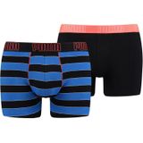 Puma - YD Bold Stripe Boxer 2P - Boxers Heren - S